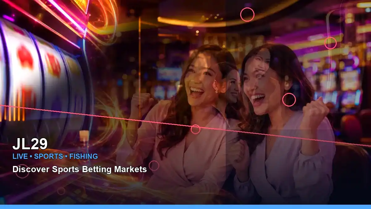 JL29 fruit reels online slot games featuring an adult Filipina casino host with a right-diagonal composition